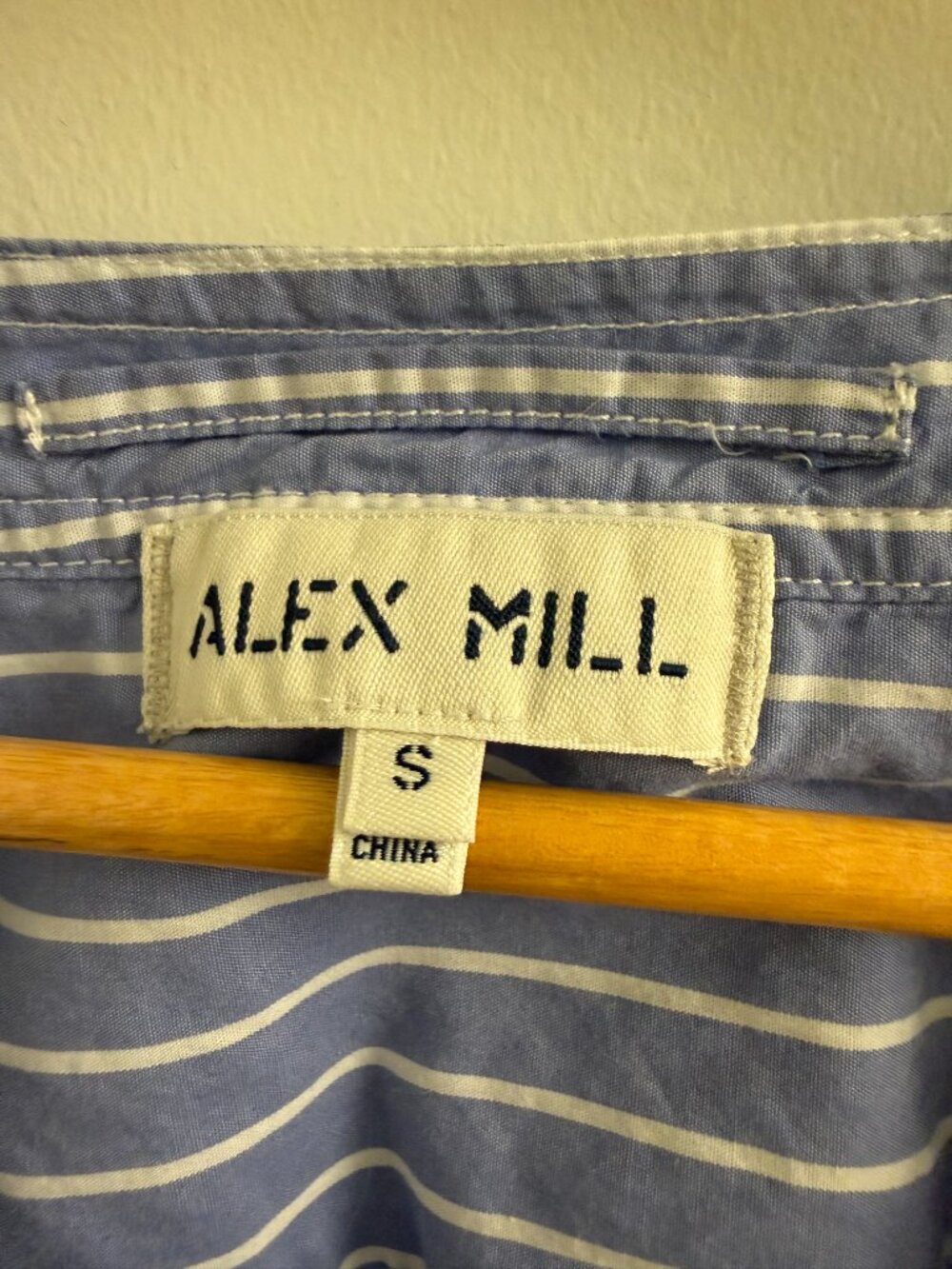 Alex Mill Josie Stripe Dress in Cotton Poplin - Picture 2 of 3